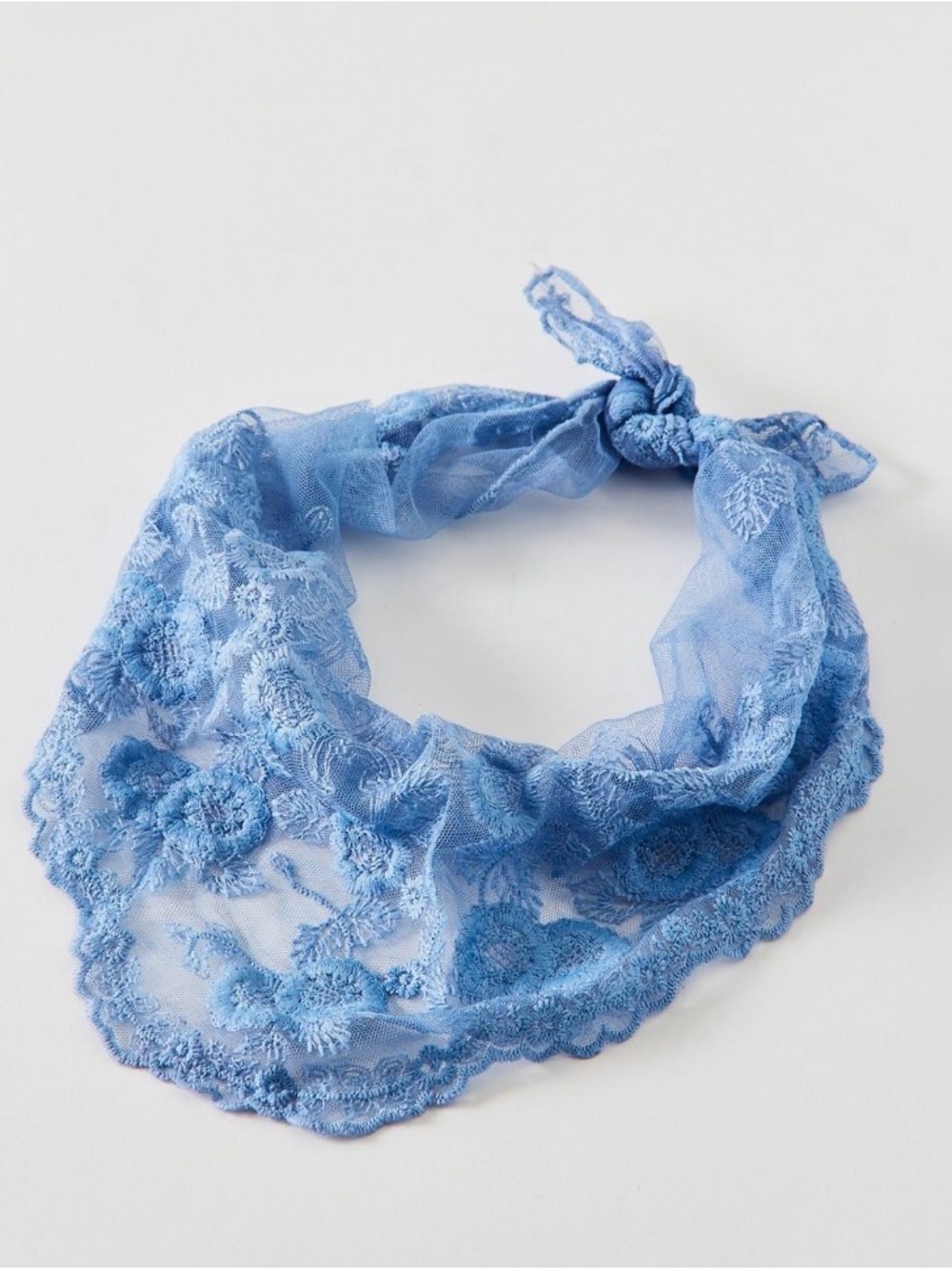 New UOLight Blue Lace Kerchief